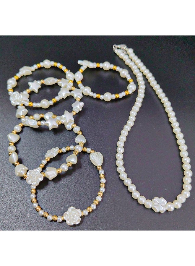 Capstro 1110PCS Pearl Beads Bracelet Making Kit – 24 Grid Jewelry Craft Box with Charms, Clasps, Strings & Tools | DIY Bead Set for Kids, Girls & Beginners | Handmade Accessories Craft Kit - Image 5